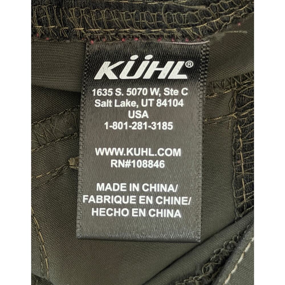 KUHL Renegade Cargo Shorts Green Men’s 36 Nylon Stretch Hiking Outdoor Utility - Picture 7 of 8